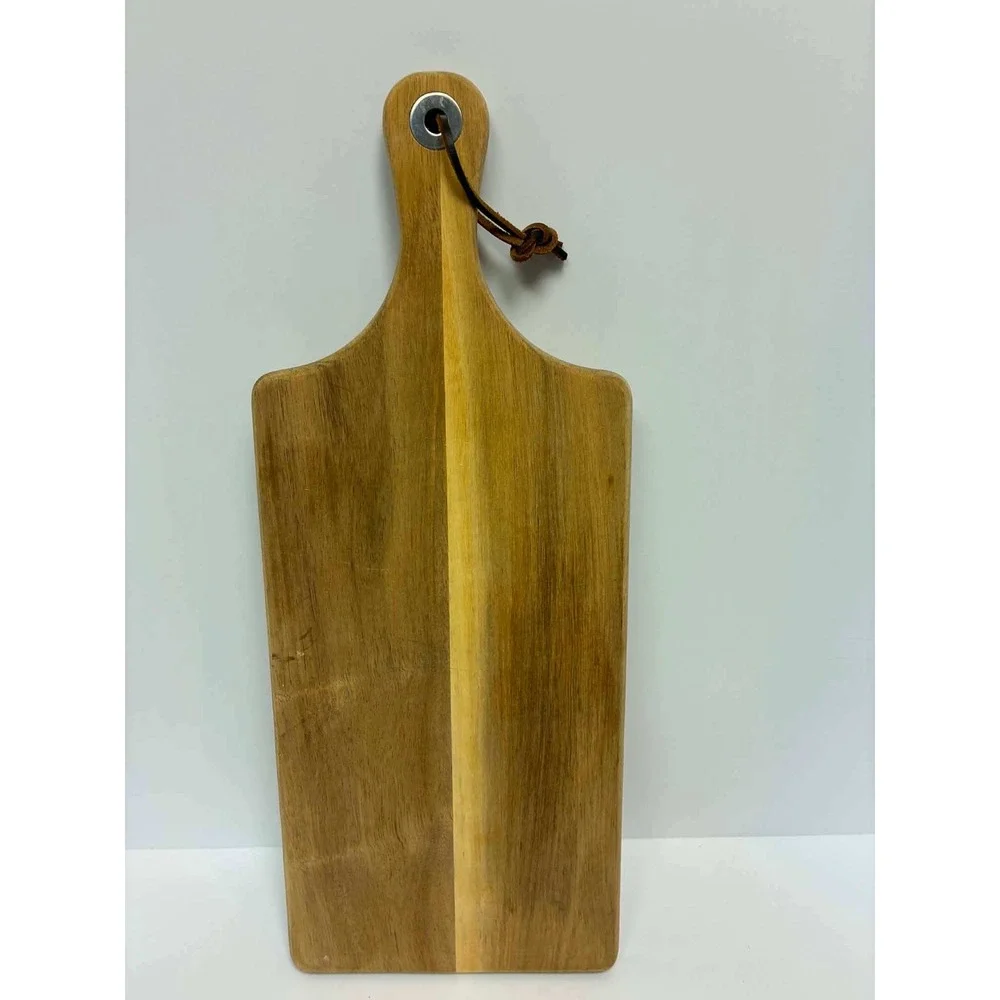 Brandani Italian Wood Cutting Board Charcuterie‎ Paddle Engraved Serving Tray